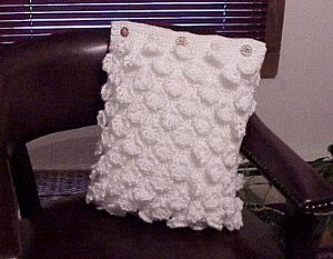 Heirloom Buttoned Embossed Pillow