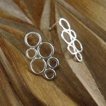 Metal Bubble Earrings