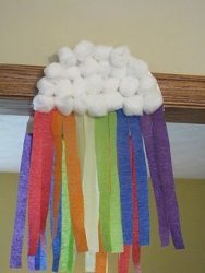 Easy Rainbow Cloud Decoration