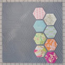 Modern Hexagon Quilted Pillow Part 2