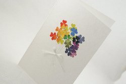 Rainbow Shamrock Bouquet Card