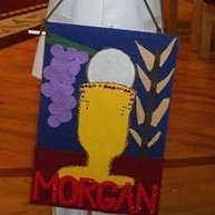 Make an Appliqued First Communion Banner