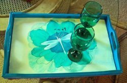 Pretty Painted Tray
