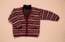 Knit Fair Isle Cardigan