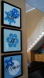 Felt Snowflake Wall Art