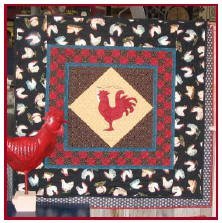 Red Rooster Wall Hanging