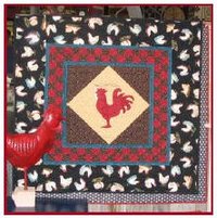 Red Rooster Wall Hanging
