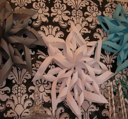 Paper Snowflakes With a Twist