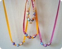 Kid Crafted Decoupage Art Beads