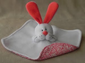 Fuzzy Bunny Baby Blanket