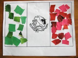 Mexican Flag Mosaics