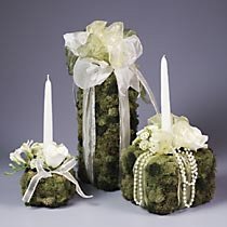 Floral Package Candleholders