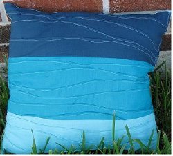 Beachy Blue Pin Tuck Pillow (page 25)
