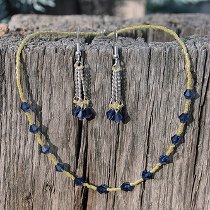 Navy and Yellow Choker