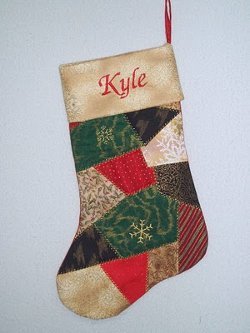 Crazy Cuffed Christmas Stocking