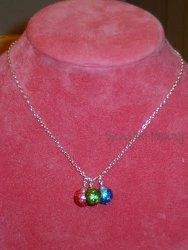 Glittery Ornament Necklace