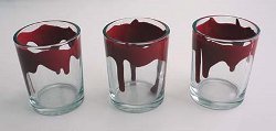 Faux Bloody Votives