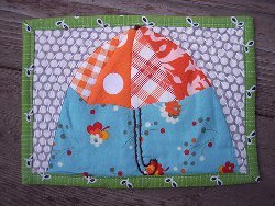 April Showers Mug Rug