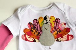 Turkey T-shirt Applique