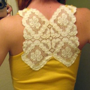 Lace Back Tank