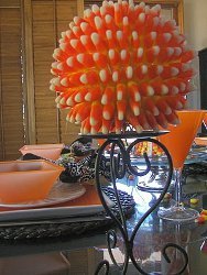 Easy Candy Corn Spheres