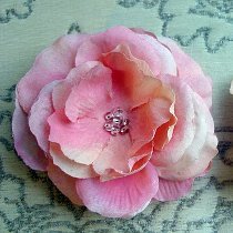 Rose Petal Hair Clip