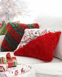 Holiday Boa Pillow
