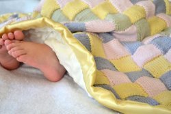 Entrelac Baby Blanket