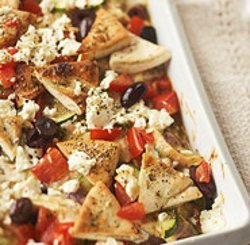 Greek Chicken And Pita Casserole