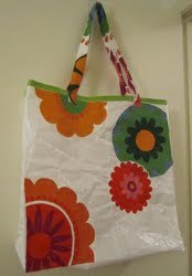 Beach Bag From Recycled Materials