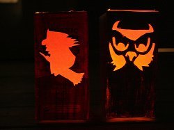 Milk Box Halloween Lanterns