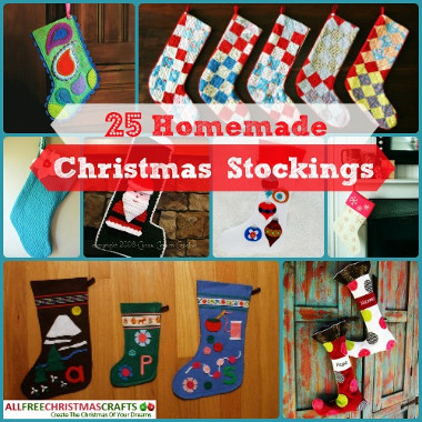 How to Make Homemade Christmas Stockings - DIY Gift Idea