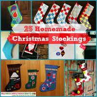 42 Homemade Christmas Stockings