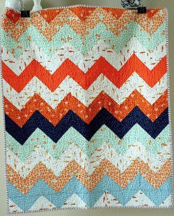 Zig Zag Baby Quilt