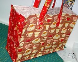 Angie's Big Quilted Tote