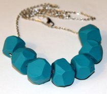 Faceted Clay Necklace