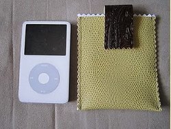 iPod Sleeve from Sample Scraps