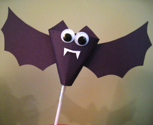 Folded Paper Bats