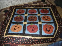 Happy Jack O Lantern Quilt Part 3