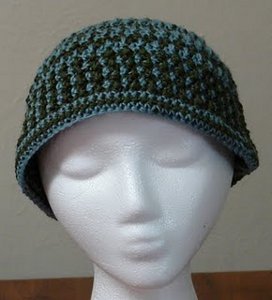 Dual Color Crochet Hat