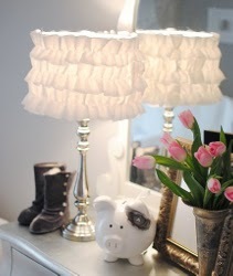 Ruffled Lampshade Tutorial