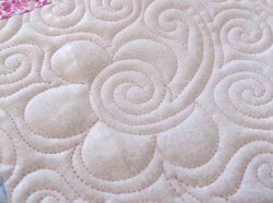 Flower Swirls Allover Quilting