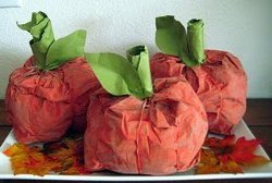 Easy Paper Bag Pumpkins