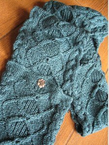 Irish Hooded Scarf Knitting Pattern