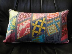 Offset Diamond Quilted Pillow