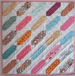 Diagonal Doll Quilt