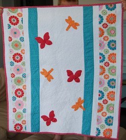 Flutter and Flowers Springtime Quilt