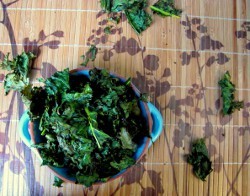 Curried Kale Chips