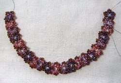 Seed Bead Floral Chain