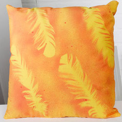 Feather Printed Pillows